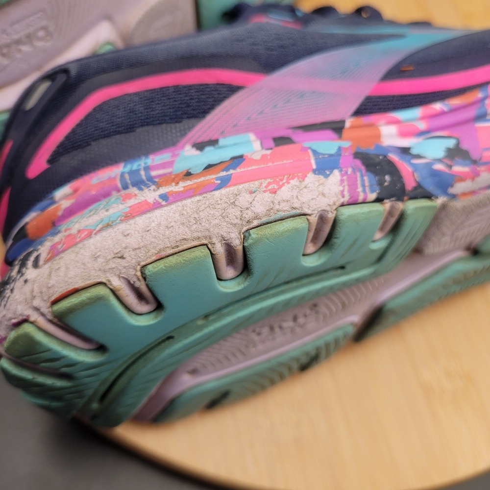 Brooks Ghost 15 Women Running Shoes Navy Pink Teal 1203801D434 Size 11.5 Wide D - Picture 8 of 11